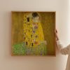 Tranh treo tường, tranh trang trí, Gustav Klimt The Kiss Print: Art Nouveau Square Poster
