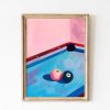 Tranh treo tường, tranh cổ điển trang trí, 8 Ball Print Couple Print Pink Trendy Retro Poster Wall Art Preppy Print Y2K Room Decor College Dorm Aesthetic Psychedelic Art Trippy Gift
