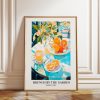 Tranh treo tường, tranh trang trí, Naples Italy Print: Citrus Brunch Still Life Art