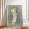 Tranh treo tường, tranh chân dung trang trí, Goddess Diana Art Print: Roman Fresco, Museum Grade