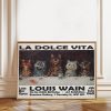 Tranh treo tường, tranh động vật trang trí, Louis Wain Cats Art Exhibition Poster Print