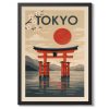 Tranh treo tường, tranh phong cảnh hiện đại trang trí, Tokyo Travel Print, Japanese Wall Art Poster, Modern Minimalist Decor, Gift