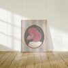 Tranh treo tường, tranh động vật trang trí phòng bé, Pink Poodle Art Pink Dog Print Poodle Home Decor Whimsical Dog Art Shabby Chic Print French Nursery Decor Vintage Dog Print Pink Girls Room