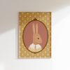 Tranh treo tường, tranh cổ điển trang trí phòng bé, Girls Room Vintage Rabbit Print Grandmillenial Art Rabbit Nursery Art Vintage Nursery Little Girl Wall Art Bunny Nursery Art Rabbit Nursery