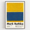 Tranh treo tường, tranh trang trí, Mark Rothko Exhibition Poster, Color field Museum Print