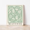 Tranh treo tường, tranh hoa trang trí, Matisse Green Leaf Art Print, Matisse Poster, Matisse Print, Wall Decor