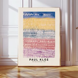 Tranh treo tường, tranh hoa trang trí, Paul Klee Flower Art Print, Klee Art Print, Flower Art Print 6