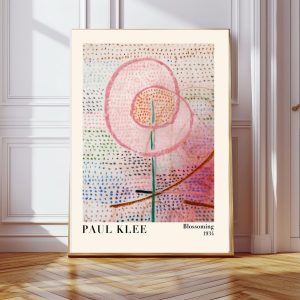Tranh treo tường, tranh hoa trang trí, Paul Klee Flower Art Print, Klee Art Print, Flower Art Print 8
