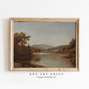 Tranh treo tường Fall Landscape Wall Decor  Autumn Landscape Painting