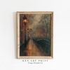 Tranh treo tường Rainy Autumn Wall Art  Moody Fall Printable Wall Art