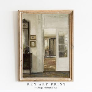 Tranh treo tường Still Life Painting Digital Download  Light Academia Print  Antique Interior Oil Painting Printable Wall Art