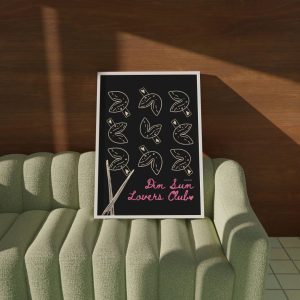 Tranh treo tường Fortune Cookie Poster, Asian Food Digital Print, Chinese Food Print