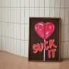 Tranh treo tường Suck It Wall Print, Funny Kitchen Wall Decor, Digital Download Prints, Large Printable Art