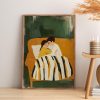 Tranh treo tường Abstract People Wall Art  Romantic Couple Art  Intimate Lovers  Contemporary Artwork