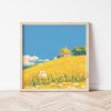 Tranh treo tường, Tranh treo phòng bé dễ thương, Piglet Nursery Print – Farm Animal Illustration, Kids Room Decor